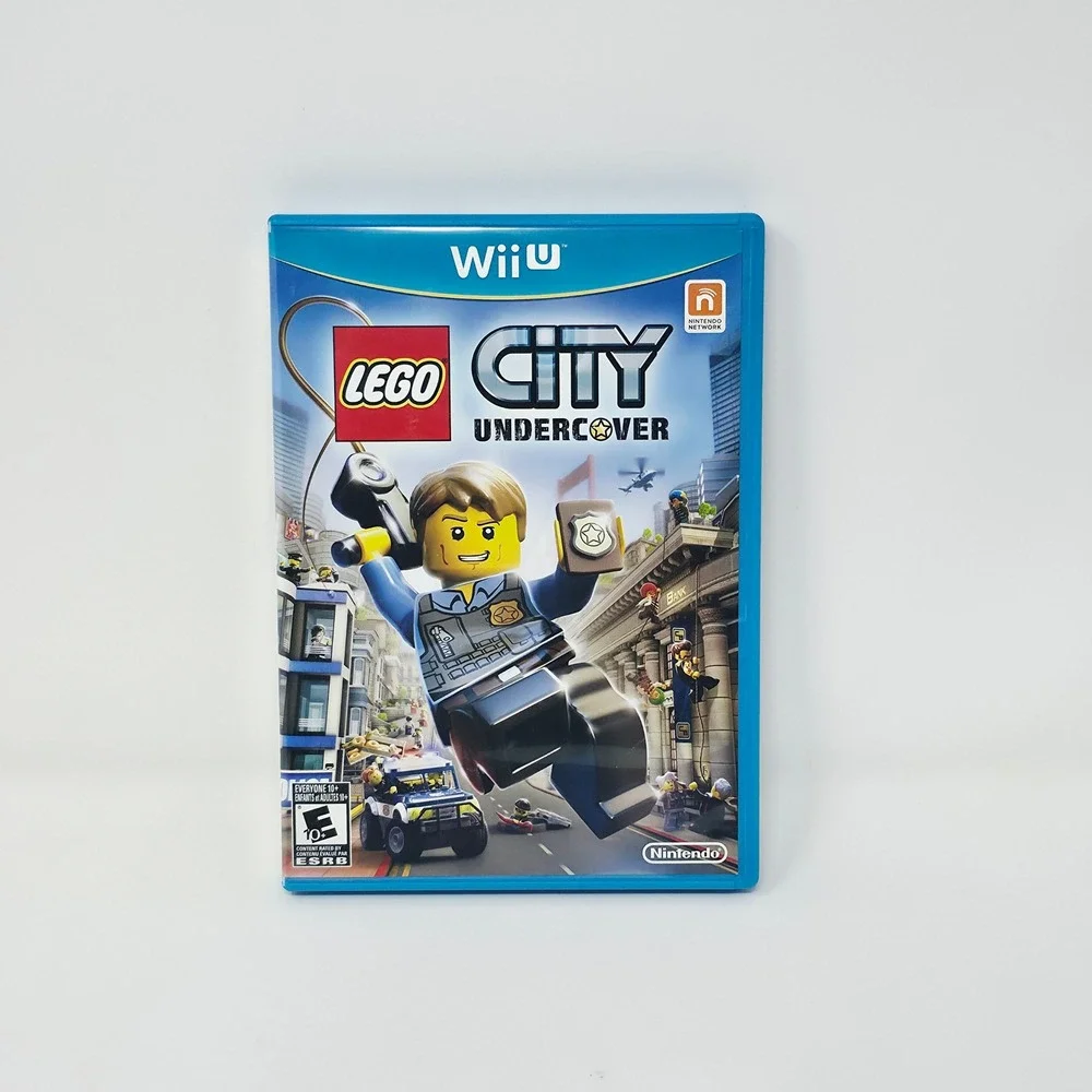 Nintendo Wii U Lego City Undercover Video Game Blue Complete in Box Tested